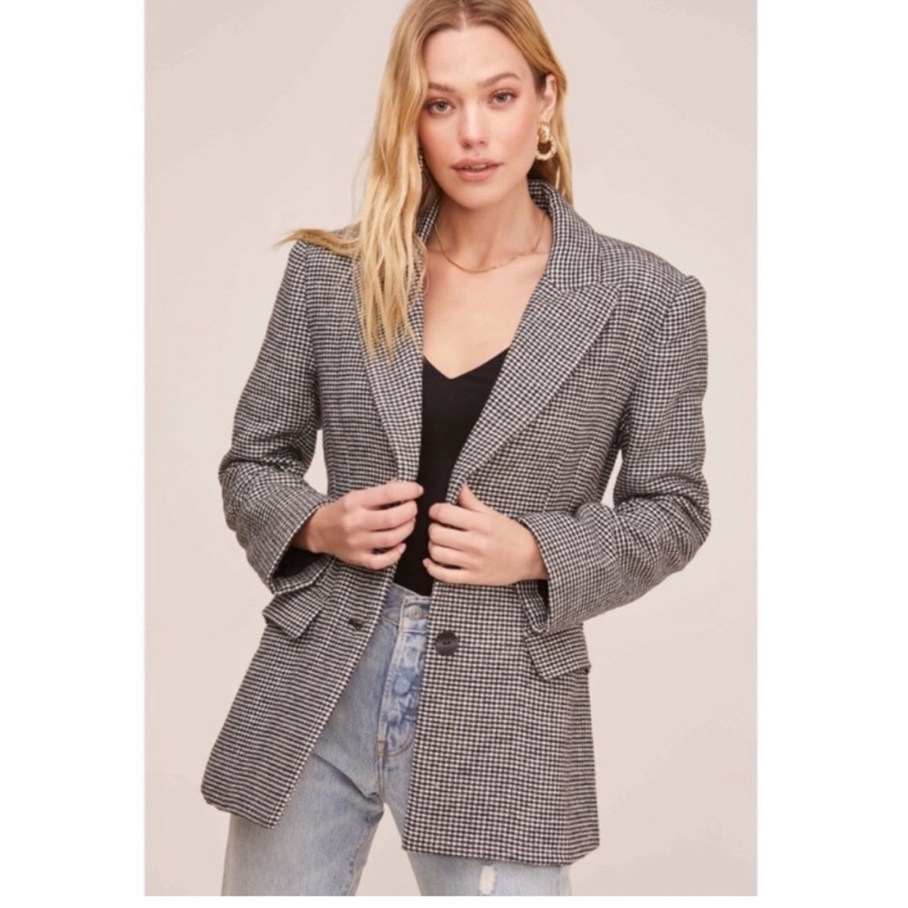 Women's Houndstooth Blazer